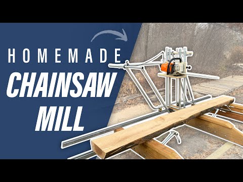 Homemade Chainsaw Mill - No Welding!