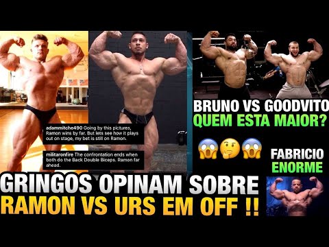 GRINGOS DIZEM QUE RAMON ESTÁ MUITO MELHOR QUE O URS - BRUNO VS GOODVITO E MAIS