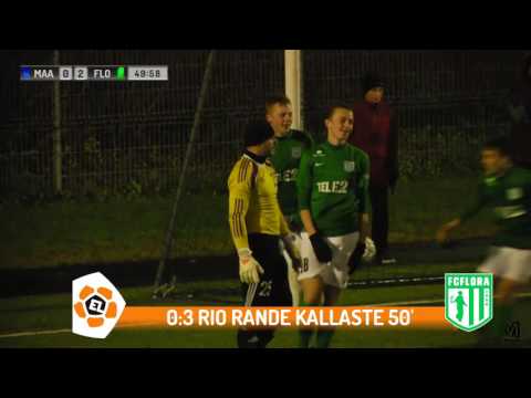 35. voor 2016: Maardu Linnameeskond - Tallinna FC Flora U21 1:3 (0:2)