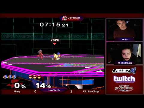 VS Weekly 01/22/15 - Losers Semis - Gravy (Falcon) vs VS|PorkChops (Falco) - Melee