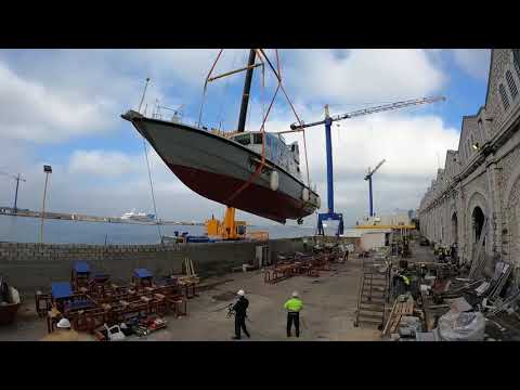 Video off lift in of HMS Dasher