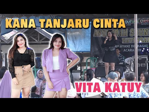 Kana Tanjaru Cinta Slow Remix By Vita Katuy - Live Music Panggung - Lagu Dayak Viral Terbaru 2024