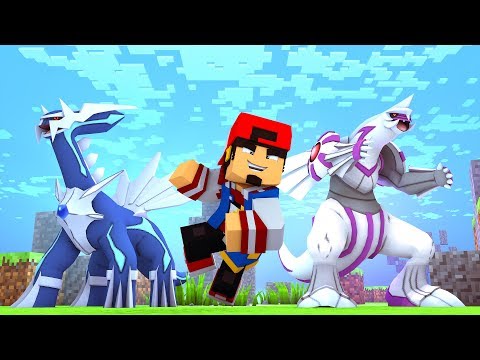 Minecraft:  DIALGA E PALKIA LENDARIOS MITICOS - POKEMON #34 ‹ EduKof Games ›