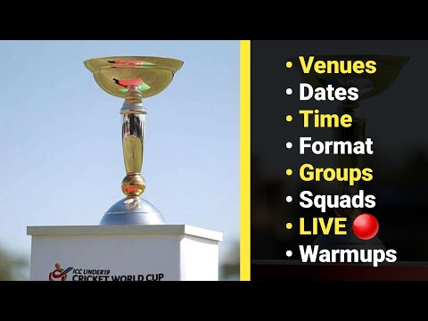 ICC U19 World Cup 2024 | Schedule & Timings | Squads & Groups | LIVE Streaming & Venue | Warmups