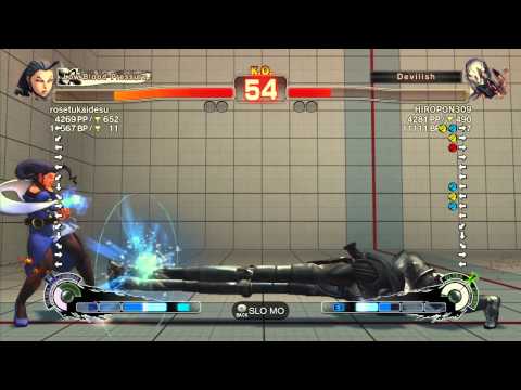 rosetukaidesu (Rose) vs HIROPON309 (Seth) - SSF4 Arcade Edition Xbox Live Ranked Match