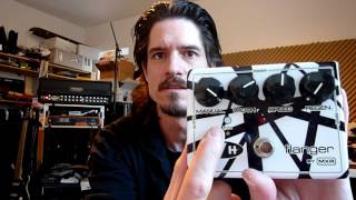 Video thumbnail for MXR EvH Unchaind / Eno Swoosh Flanger, Music Man EvH, OLP Axis, Mesa Rectifier Roadster by joewebrocks