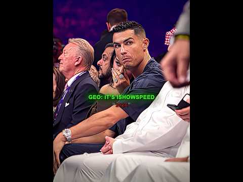Ronaldo Reacts to IshowSpeed's Siuu 🔥☠️