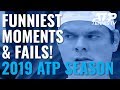 Funniest ATP Tennis Moments & Fails 2019! ?