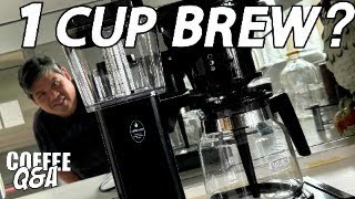 Can MOCCAMASTER BREW ONE CUP??? - CQA 134