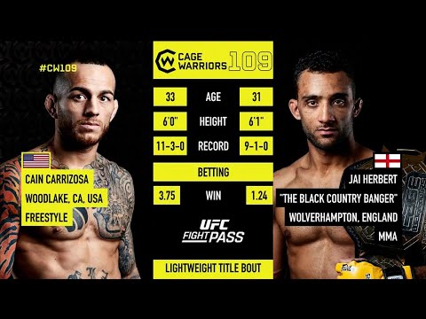 Jai Herbert vs Cain Carrizosa full fight