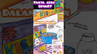 Download lagu FAKTA ATAU OPINI DALAM IKLAN #shortsvideo #shorts #drawing #poster #painting #design mp3