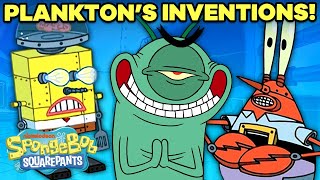 Every Plankton Invention Used to Steal the Krabby 