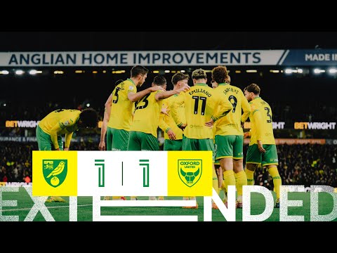 Extended highlights | Norwich City 1-1 Oxford United