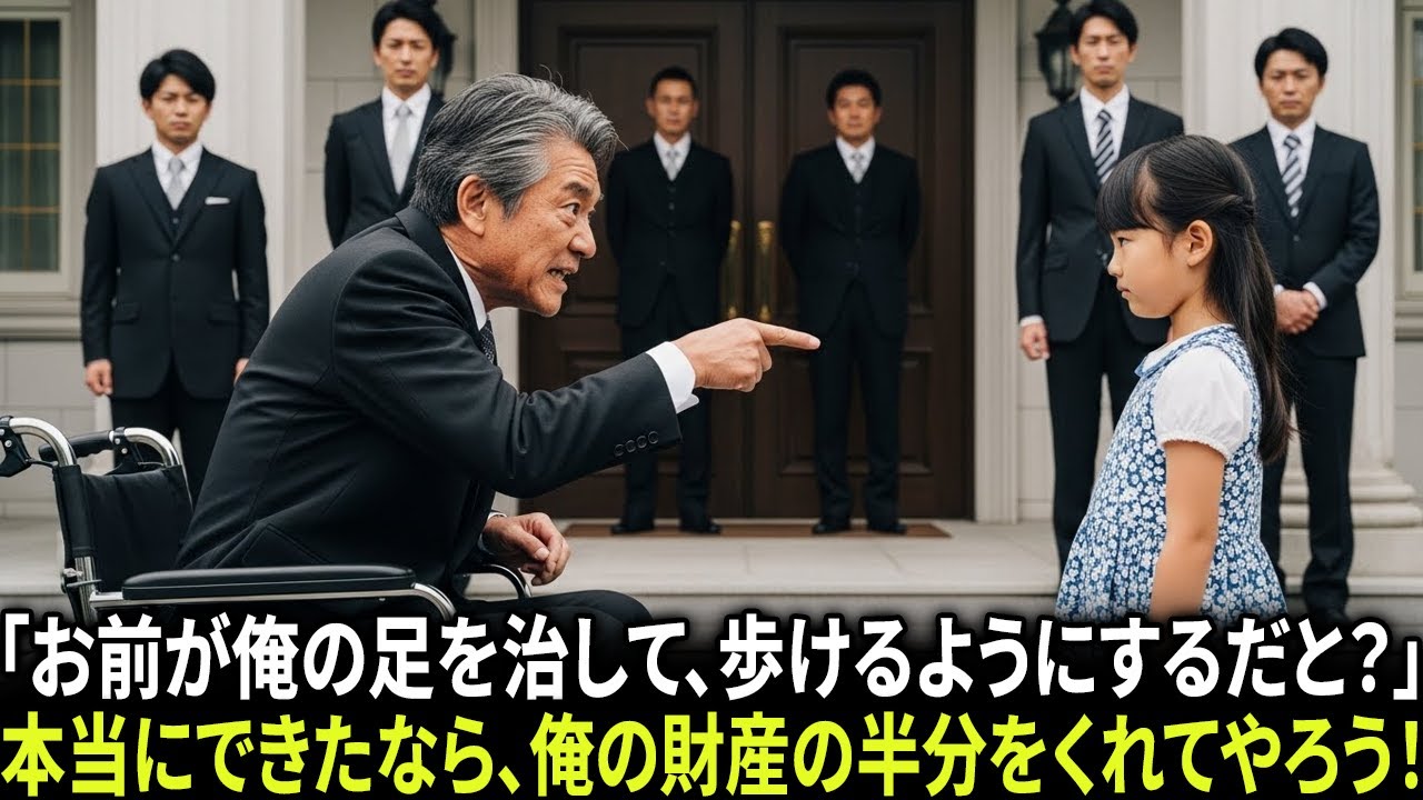 「おじさんを歩けるようにしてあげます」――貧しい少女が億万長者の会長にそう告げた瞬間、衝撃の出来事が起きる…#感動する話 #スカッとする話