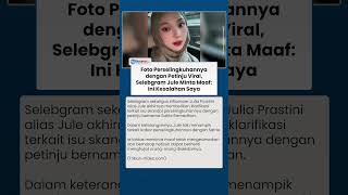 'Saya tidak Mengelak' Setelah Dijauhi Brand Julia Prastini Akhirnya Akui Selingkuh dari Na Daehoon