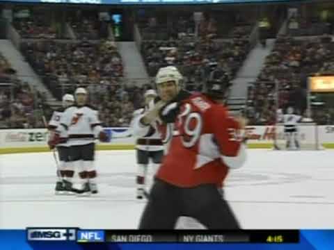 Andrew Peters vs Matt Carkner Nov 7, 2009