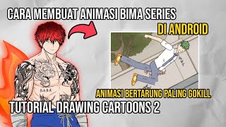 Download lagu How to make Bima Series animation on Android! | Drawing Cartoons Tutorial 2 mp3