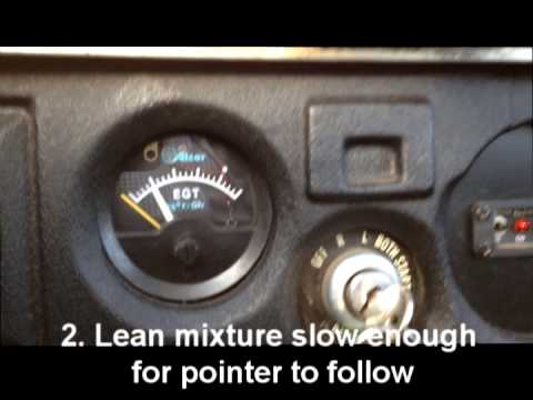 HOW-TO: Lean the Piper PA-28-161 using an EGT