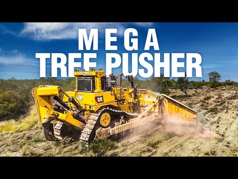 32 Foot Wide Dozer - D10 Bulldozer Land Clearing