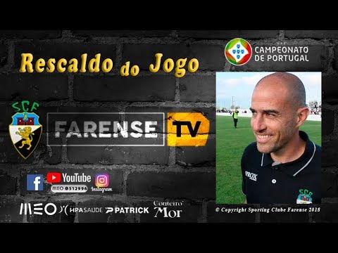Rescaldo do jogo UD Vilafranquense 1-1 SC Farense