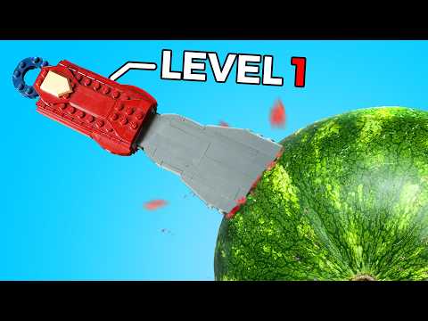 Level 1 to 100 LEGO Weapons!