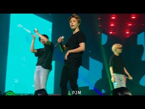 180906 BTS Anpanman (Jimin Focus) Front row @ Staples Center