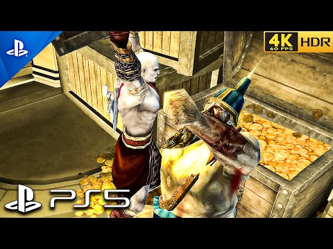 (PS5) GOD OF WAR CHAINS OF OLYMPUS - Kratos vs Persian King | ULTRA Graphics Gameplay [4K 60FPS HDR]