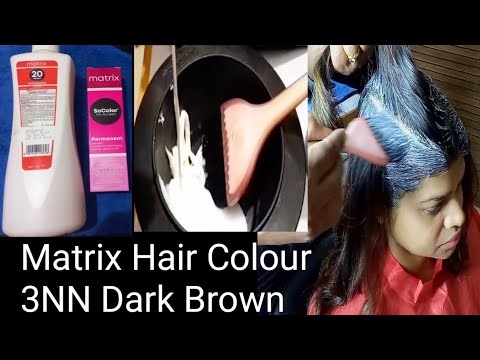 How To Apply Matrix Hair Colour | Matrix Hair Colour 3NN Dark Brown