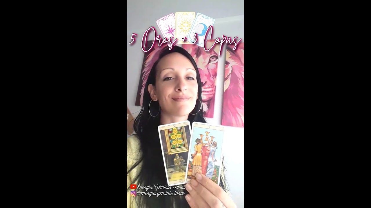 💞🎙️CONSEJITO DE HOY:💛💔5 DE OROS + 3 DE COPAS🏆❤️ Con el TAROT DE LA NUEVA VISIÓN💫 #tarot