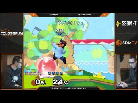 SC6 Losers Semis - Stomach Flu (Doc) vs. Army (Icies) - SSBM