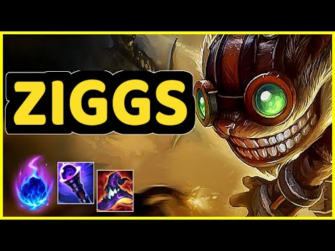 ZIGGS VS VEIGAR MID GAMEPLAY