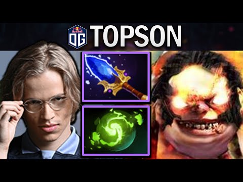 Pudge Dota 2 Gameplay OG.Topson with Aghanims - Refresher Orb #dota #dota2