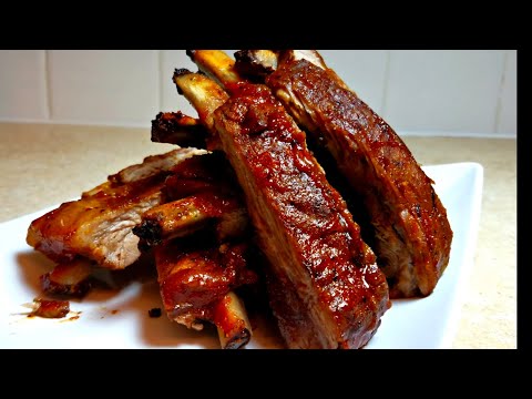 How to make BBQ Ribs in the Oven | Oven Baked Barbecue Ribs EASY!