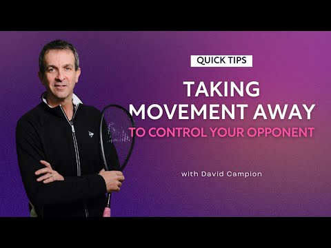 Squash Tips: Taking Movement Away To Control Your Opponent | With David Campion