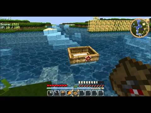 Minecraft Letsplay Yogbox 1.1 Ep.12 w/Fritz Let's Go Fight A Pirate Ship... Or Not.