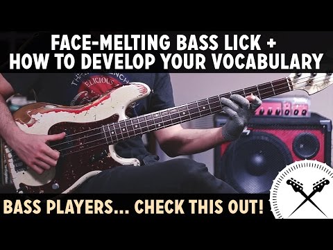 Face-Melting Bass Lick + How to Develop Your Vocabulary /// Full Workshop!