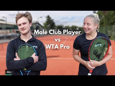 Female Pro vs Male Club Player - Tie Break to 10