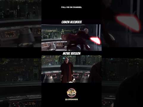 Palpatine VS Mace Windu CANON Accurate Version 🤯