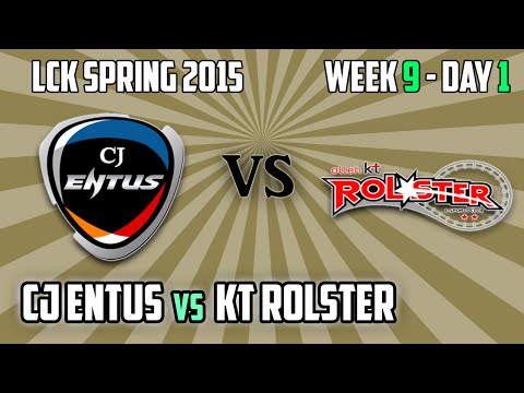 1. CJ Entus vs KT Rolster - Game 1 - Highlights - LCK Spring 2015 - W9D1