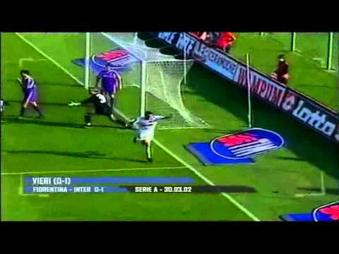 Serie A 2001-2002, day 29 Fiorentina - Inter 0-1 (Vieri)