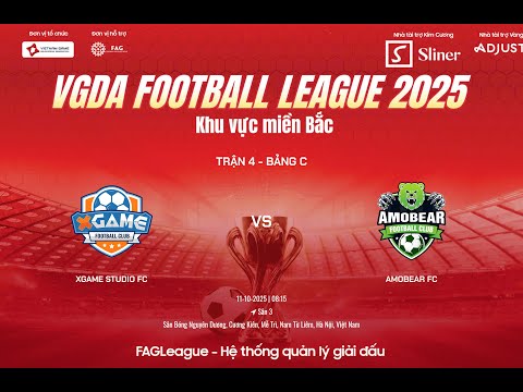 🎬 Highlights: XGame Studio FC -vs- Amobear FC🏆 Vòng 2 - VGDA FOOTBALL LEAGUE 2025 - Khu vực miền Bắc