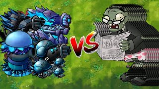 PvZ 1 Fusion Challenge! - 100 Fusion Plants Vs Newspaper Zombie 200K HP