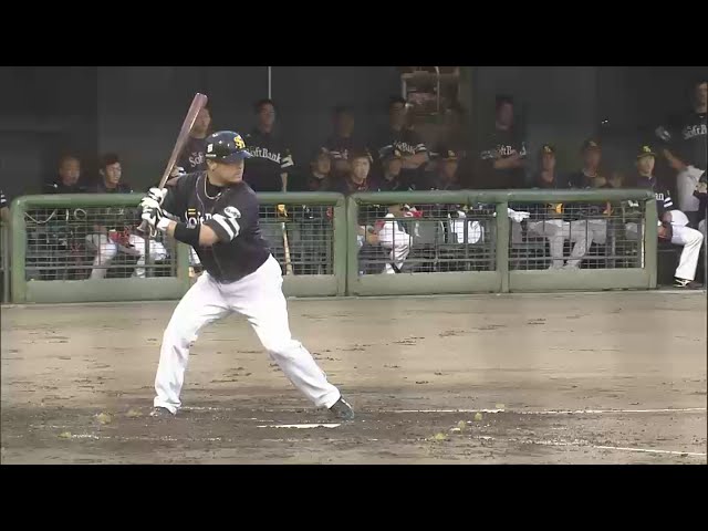 【2回表】4連打!! ホークス・細川続いた!! 初球バスターで勝ち越しタイムリーヒット!! 2014/7/29 E-H