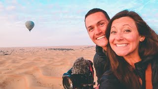 DUBAI HOT AIR BALLOON RIDE (Rough Landing!) - YouTube