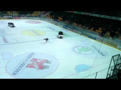 HC Lugano - Lausanne HC 04.01.14 Elvis Merzlikins
