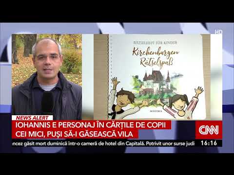 Klaus Iohannis a devenit personaj în cărţile pentru copii. Micuţii sunt invitaţi să găsească drumul