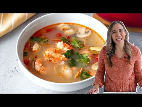 Tom Yum Goong- Thai Hot and Sour Shrimp Soup