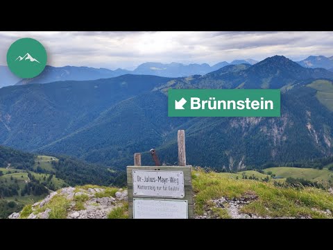 The 360° climb of Brünnstein (1619 m)