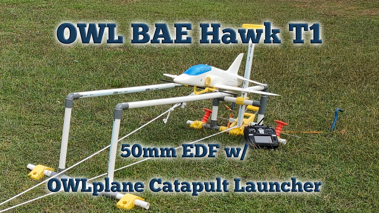 OWLplane 3D Printed Catapult Launcher - w/ 50mm EDF - Coming Soon !
