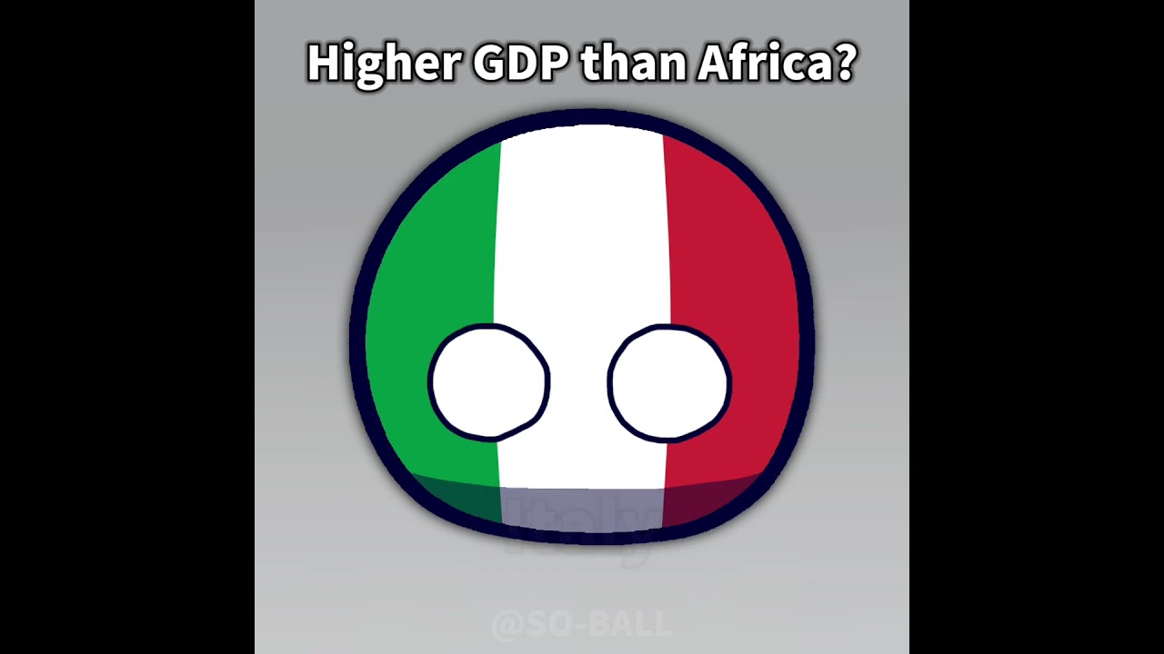 Higher GDP than Africa? | #Countryballs edit
